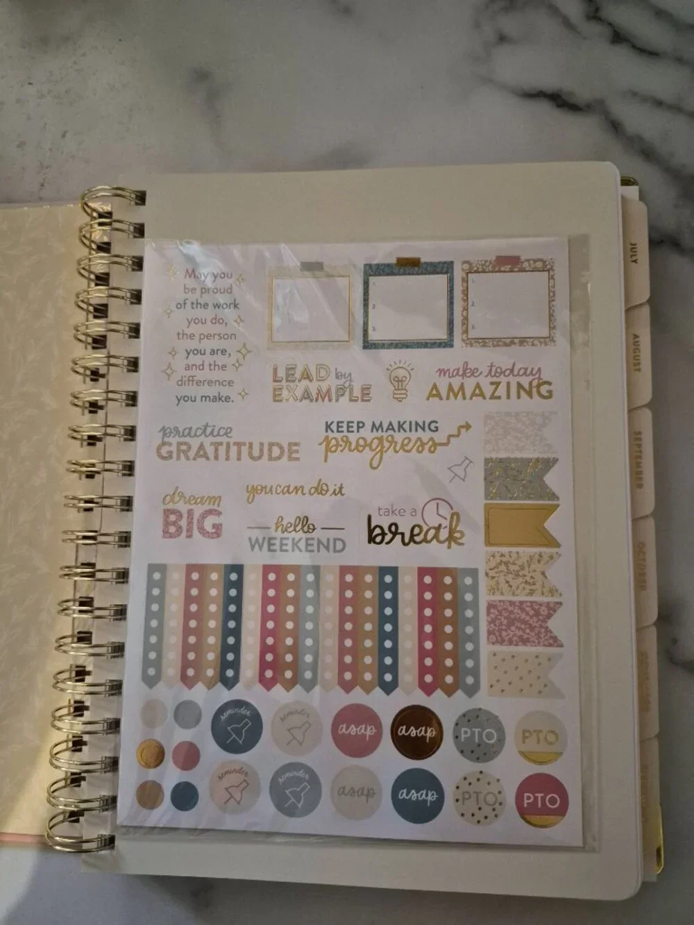 Passionate Penny Pincher Work Planner July 2026-July 2027
